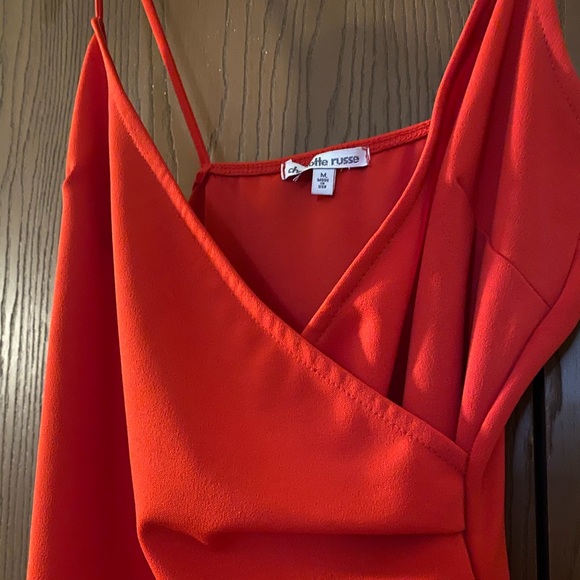 Charlotte Rouse Red Bodycon Dress - Picture 3 of 3